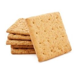Stack of graham crackers